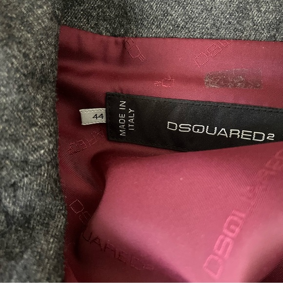 DSQUARED2 Gray Coat with Embellished Buttons - Picture 11 of 13